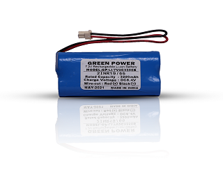 2.4V , 600mAh battery pack